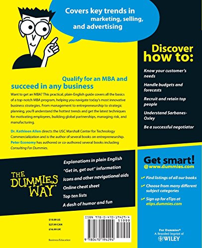 Complete MBA For Dummies