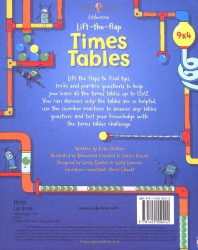 Lift-the-flap times tables book
