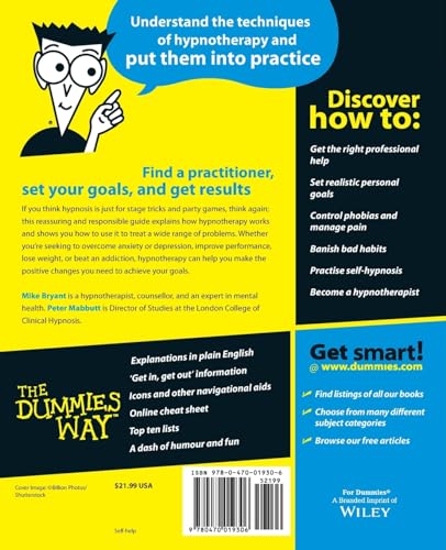 Hypnotherapy For Dummies