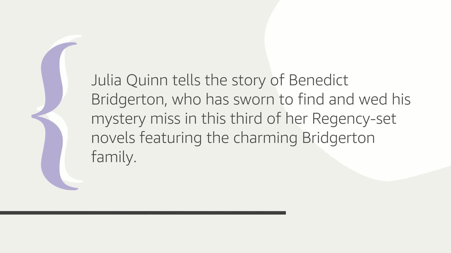An Offer from a Gentleman: Benedict's Story, The Inspiration for Bridgerton Season Four