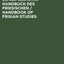 Handbuch des Friesischen / Handbook of Frisian Studies (German Edition)