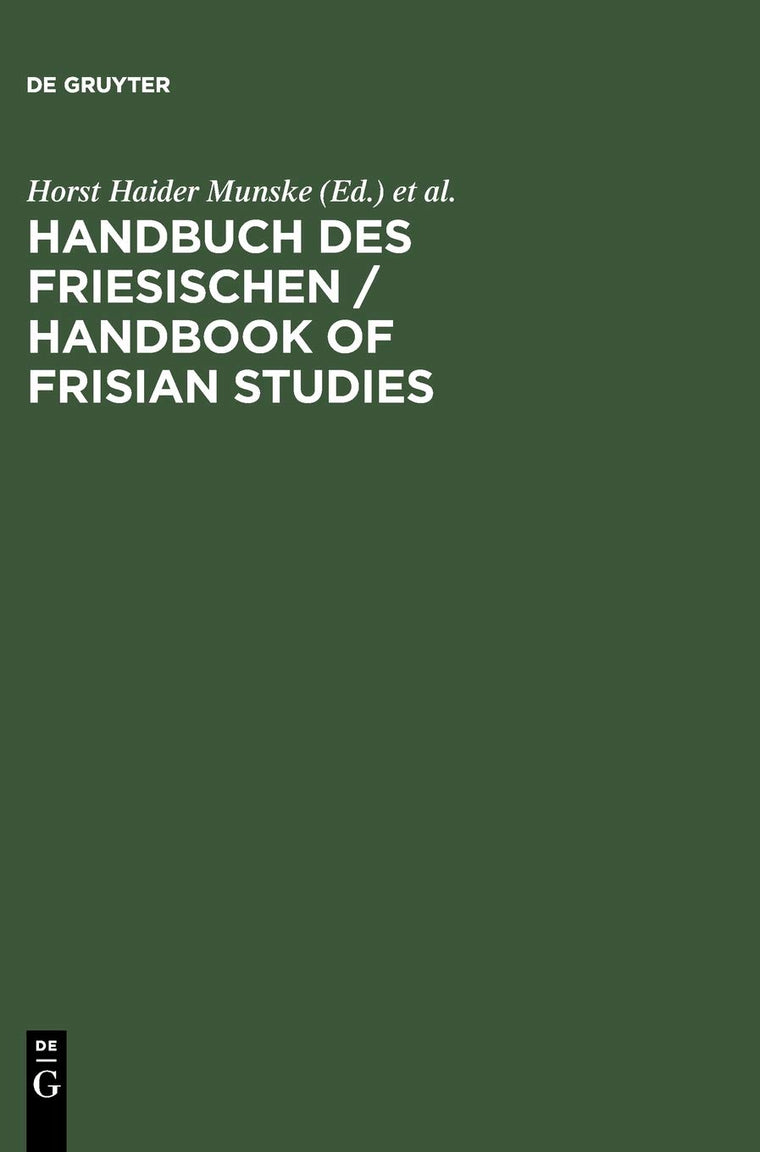 Handbuch des Friesischen / Handbook of Frisian Studies (German Edition)