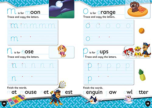 Paw Patrol First Letters Activity Book: Get ready for school with Paw Patrol