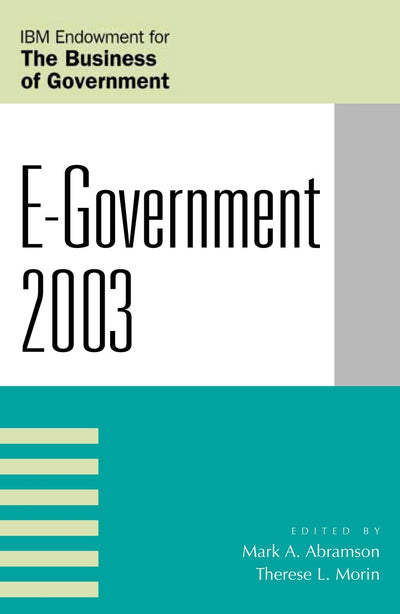 E-Government 2003 (IBM Center for the Business of Government)