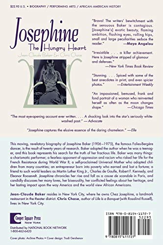 Josephine Baker: The Hungry Heart — back cover