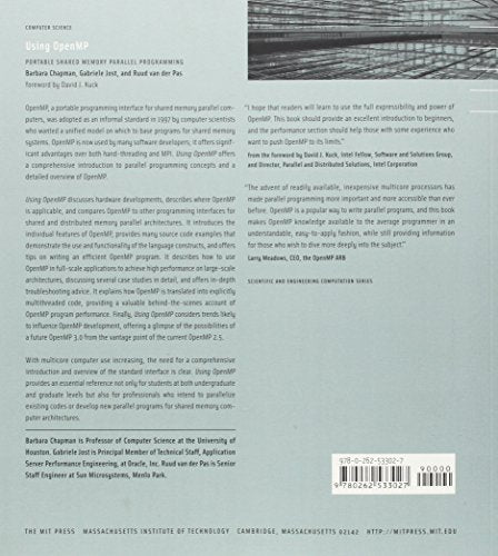 Using OpenMP: Portable Shared Memory Parallel Programming (Scientific and Engineering Computation)