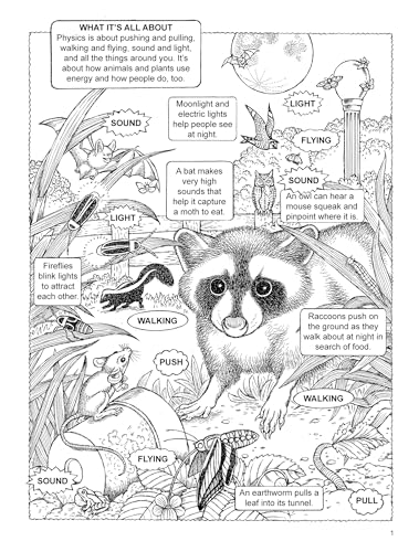 My First Book About Physics (Dover Science For Kids Coloring Books)