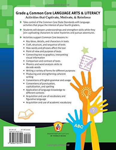 Common Core Language Arts & Literacy Grade 4: Activities That Captivate, Motivate & Reinforce