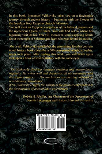 Ages in Chaos I: From the Exodus to King Akhnaton
