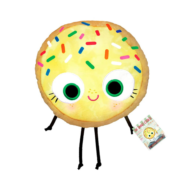 MerryMakers The Smart Cookie Plush Toy, 10-Inch, Based on The bestselling Food Group Book Series by Jory John and Pete Oswald