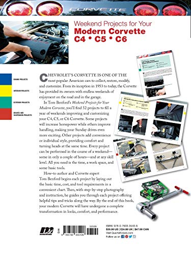 Weekend Projects for Your Modern Corvette: C4, C5, & C6 (Motorbooks Workshop)