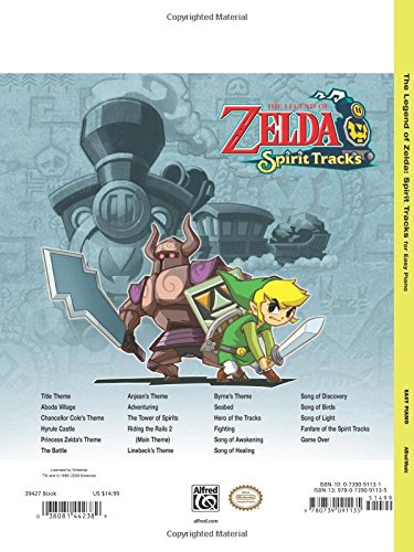 The Legend of Zelda Spirit Tracks for Easy Piano: Easy Piano Solos