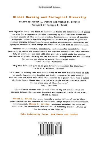 Global Warming and Biological Diversity