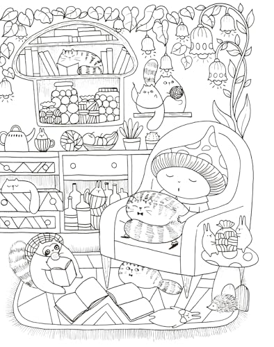 Le monde enchanté de Lulu Mayo - Une année  colorier