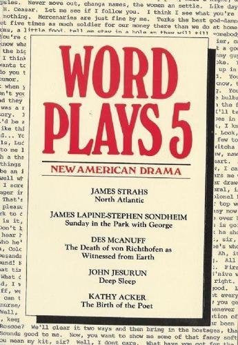 Wordplays Five: New American Drama (Drama Contemporary S)