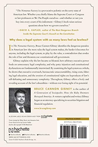 The Nonsense Factory: The Making and Breaking of the American Legal System