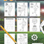Soccer World All Stars 2020-21: La Liga Legends edition: The Ultimate Futbol Coloring, Activity and Stats Book for Adults and Kids