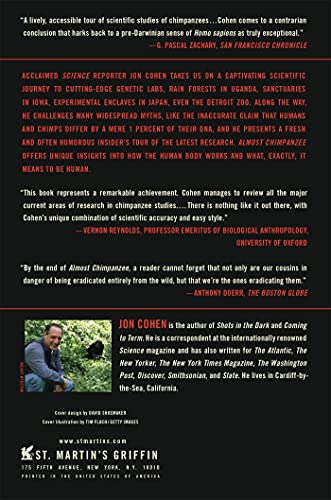 Almost Chimpanzee: Redrawing the Lines That Separate Us from Them