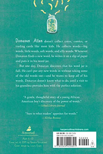 Donavan's Word Jar (Trophy Chapter Books (Paperback))