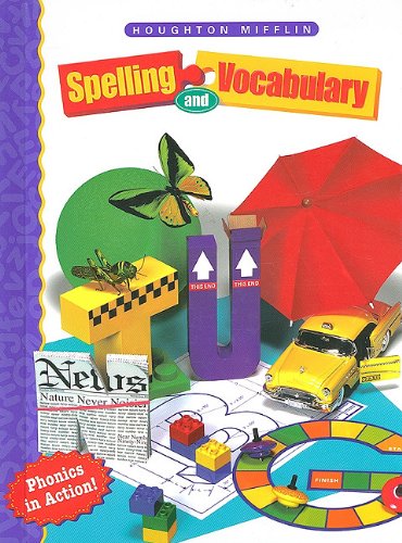 Houghton Mifflin Spelling: Hardcover Student Edition Level 3 1998