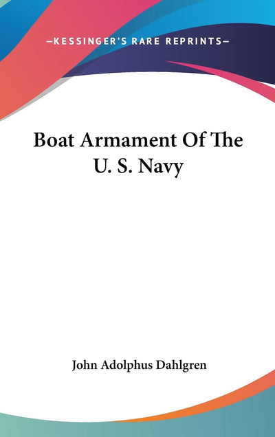Boat Armament Of The U. S. Navy
