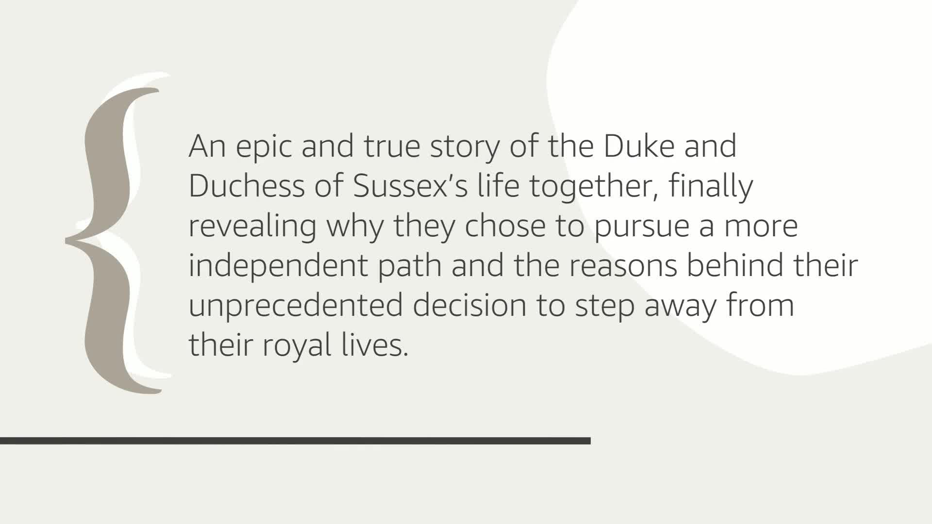 Finding Freedom: Harry and Meghan