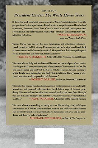 President Carter: The White House Years — back cover