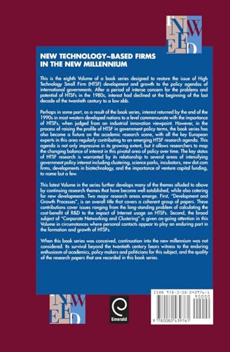 New Technology-Based Firms in the New Millennium (New Technology-based Firms in the New Millennium, 1)