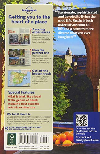 Lonely Planet Spain 12 (Travel Guide)