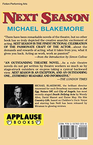 Next Season (Applause Books) by Michael Blakemore