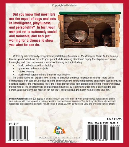 The Complete Guide to Rat Training: Tricks and Games for Rat