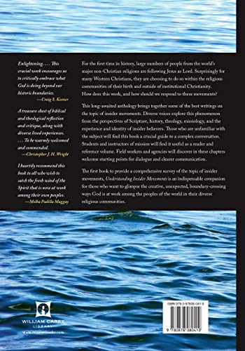 Understanding Insider Movements: Disciples of Jesus within Diverse Religious Communities