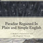 Paradise Regained In Plain and Simple English: A Modern Translation and the Original Version