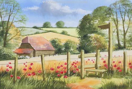 Watercolour Landscapes (Ready to Paint) by Terry Harrison