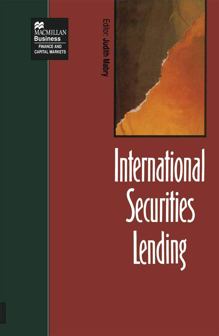 International Securities Lending (Finance and Capital Markets Series)