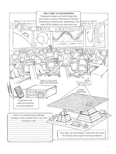 My First Book About Engineering (Dover Science For Kids Coloring Books)