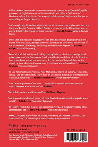 Hakluyts Promise: An Elizabethan's Obsession for an English America