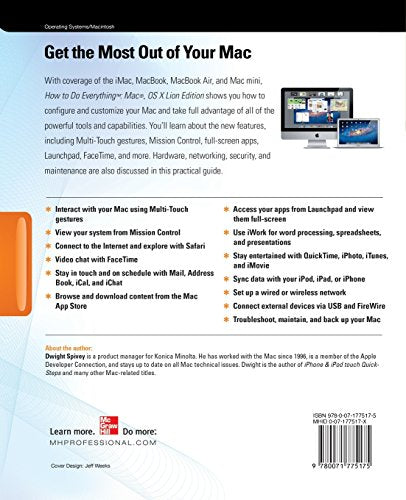 How to Do Everything Mac OS X Lion Edition