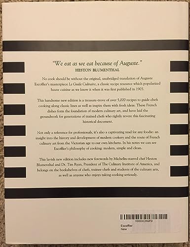 Escoffier: The Complete Guide to the Art of Modern Cookery