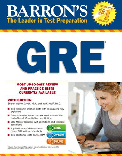 Barron's GRE with CD-ROM