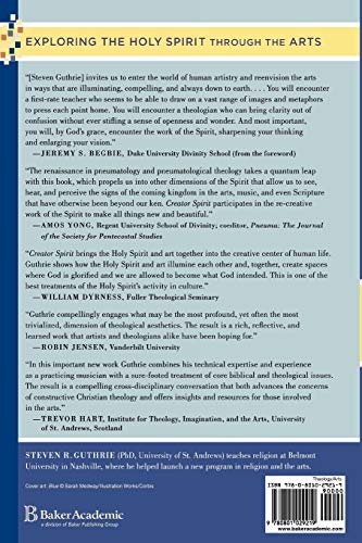 Creator Spirit: The Holy Spirit and the Art of Becoming Human