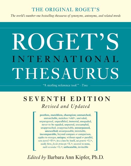 Roget's International Thesaurus, 7th Edition