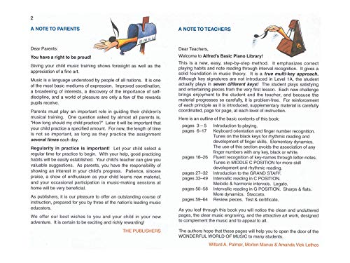 Alfred's Basic Piano Library Lesson Book, Bk 1A: Book & CD