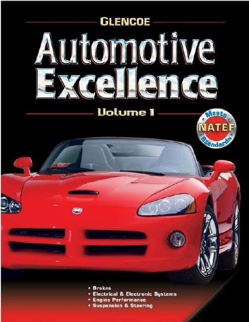 Automotive Excellence, Volume 1, Student Text — back cover