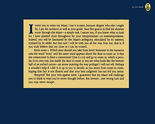 Maze: Solve the World's Most Challenging Puzzle — back cover