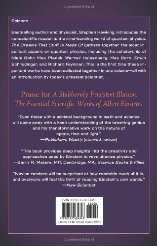 The Dreams That Stuff Is Made Of: The Most Astounding Papers of Quantum Physics--and How They Shook the Scientific World — back cover