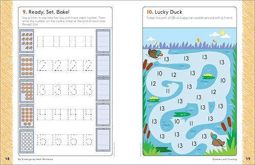 My Kindergarten Math Workbook: 101 Games and Activities to Support Kindergarten Math Skills