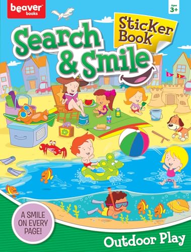 Search and Find Sticker Books for Kids Ages 3-5: Outdoor Play - Boost Learning with Hidden Pictures & 50+ Stickers!