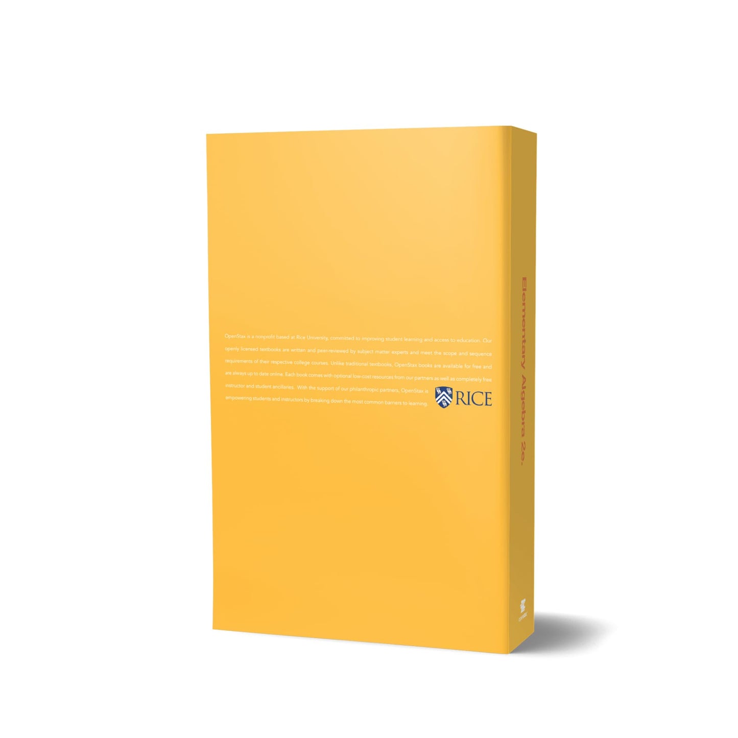 Intermediate Algebra 2e by OpenStax (hardcover version, full color)