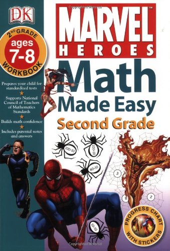 Marvel Heroes: Second Grade (Math Made Easy)